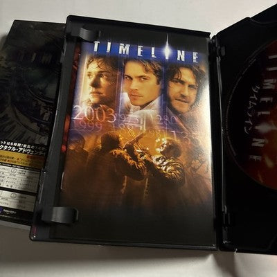 Timeline (DVD, 2003) Paul Walker, Billy Connolly, Gerard Butler Region 2 Japan