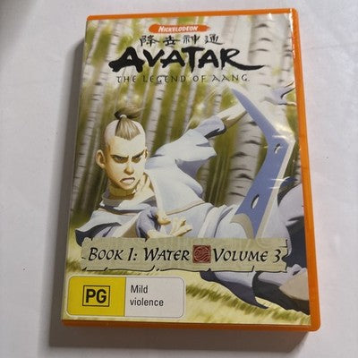 Avatar - The Last Airbender - Water : Book 1 : Vol 3 (DVD, 2005) Region 4