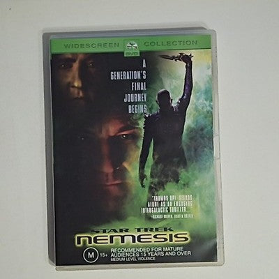 Star Trek Nemesis (DVD, 2002) Patrick Stewart Region 4