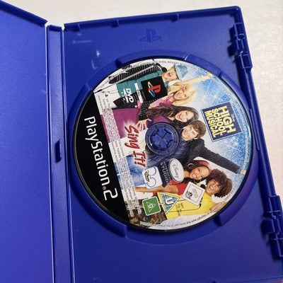 High School Musical Sing It (Playstation 2 PS2) Manual Pal