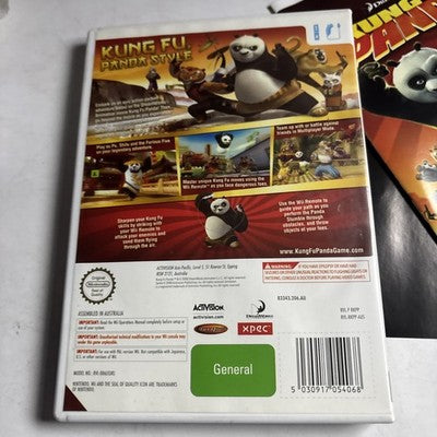 Kung Fu Panda Nintendo Wii PAL - Complete With Manual