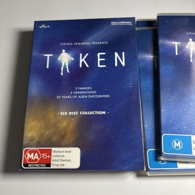 Taken (DVD, 1999, 6-Disc) Dennis Boutsikaris, Dabney Coleman Region 4