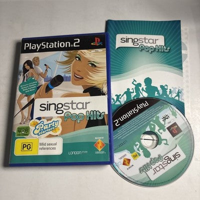 SingStar Pop Hits PLAYSTATION 2 PAL Game