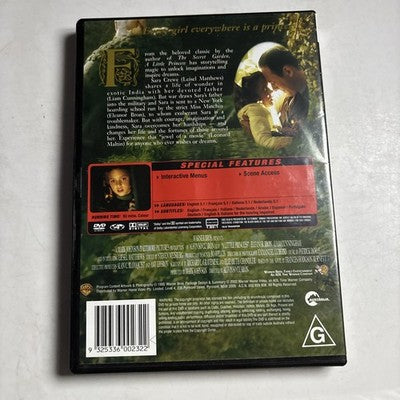 A Little Princess (DVD, 1995) Liam Cunningham, Eleanor Bron, Region 4 NEW