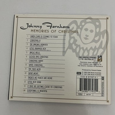 John Farnham – Memories Of Christmas (CD, 1997) Australia Digipak