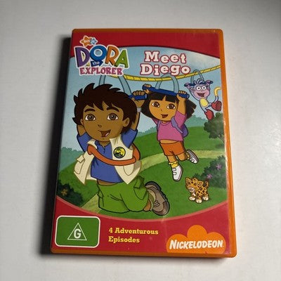 Dora the Explorer - Meets Diego (DVD, 2000) Region 4