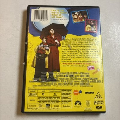Harriet the Spy (DVD, 1996) Rosie O'Donnell Region 4