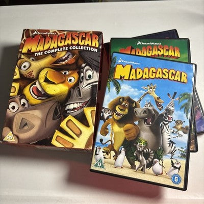 Madagascar - The Complete Collection (DVD, 3-Disc) Region 2