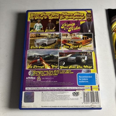 Pimp My Ride PS2 Sony Playstation 2 Manual Included PAL