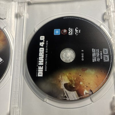 Die Hard 4.0 (Extended Edition, DVD, 2007) Bruce Willis, Kevin Smith, Region 4