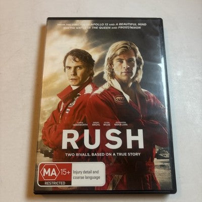 Rush (DVD, 2013) Chris Hemsworth, Daniel Bruhl Region 4 NEW
