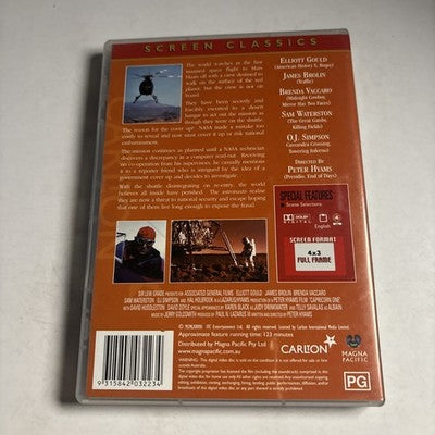 Capricorn One (DVD, 1978) O. J. Simpson, Elliott Gould, Telly Savalas Region 4