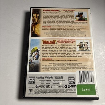 Racing Stripes / Valiant (DVD, 2005) Region 4