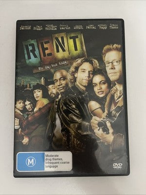 Rent (DVD, 2005)  Taye Diggs, Wilson Jermaine Heredia, Rosario Dawson Region 4