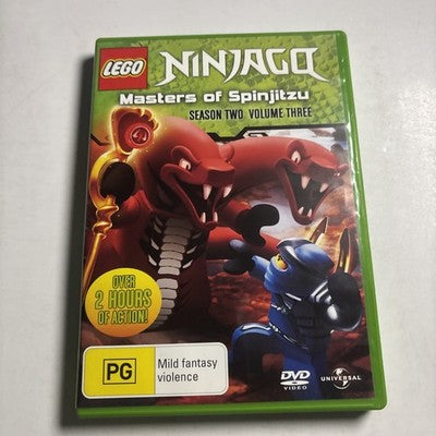 Lego Ninjago - Masters of Spinjitzu : Series 2 : Vol 1 2 3 (DVD 2011) Region 4,2