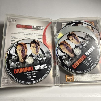Criminal Minds : Season 2 (DVD, 2006) Region 4