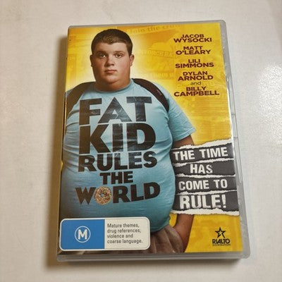 Fat Kid Rules the World (DVD, 2012) Tyler Trerise, Dylan Arnold, Region 4 NEW