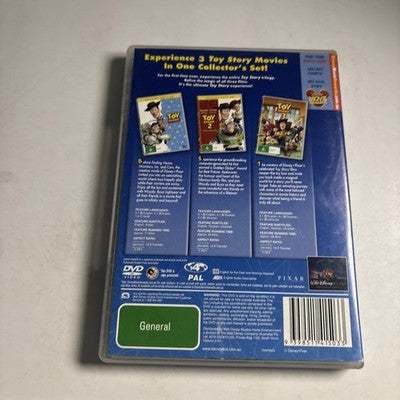 Toy Story / Toy Story 2 / Toy Story 3 (DVD, 2010) Region 4