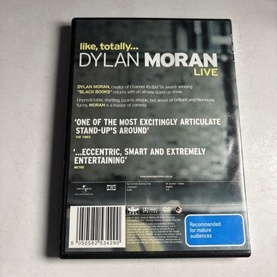 Dylan Moran - Live - Like Totally (DVD, 2006) Region 4 NEW