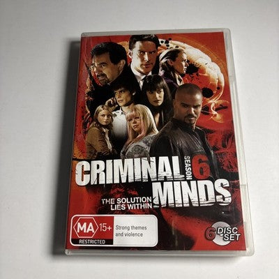 Criminal Minds : Season 6 (DVD, 2010) Region 4