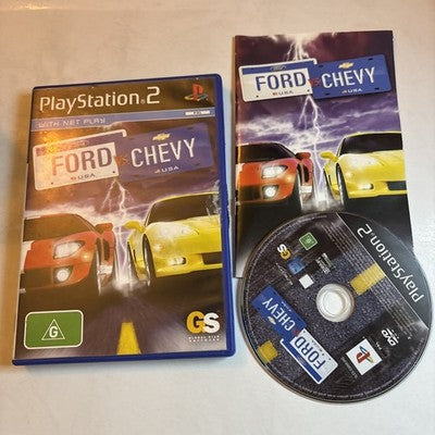 Ford vs Chevy PlayStation 2 (PS2) Game - Complete With Manual PAL