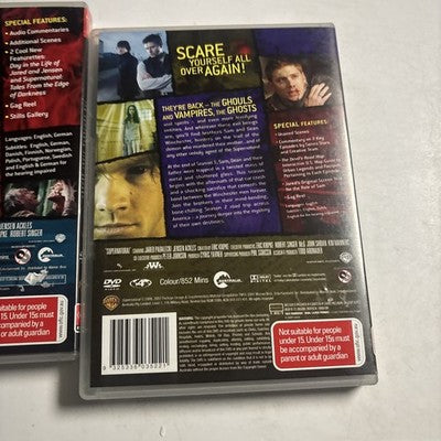 Supernatural : Season 1 & 2 (DVD, 2005) Region 4