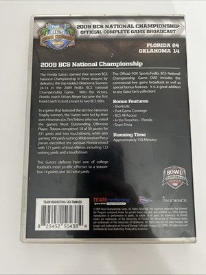 2009 BCS National Championship Official Complete Game Broadcast (DVD) All Region