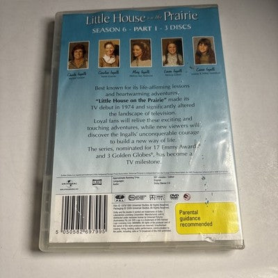 Little House on the Prairie : Season 6 : Part 1 (DVD, 1979) Region 4,2