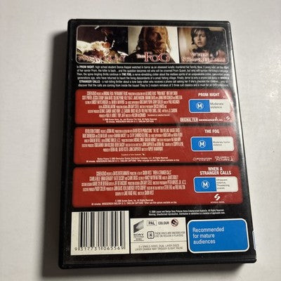 Prom Night / The Fog / When a Starnger Calls (DVD, 3-Disc) Region 4