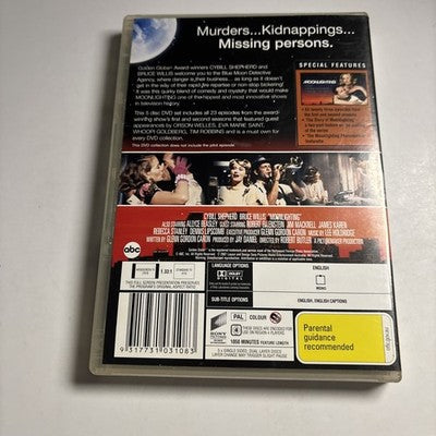Moonlighting : Season 1 & 2 (DVD, 1985) Bruce Willis, Cybill Shepherd Region 4