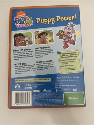 Dora the Explorer : Puppy Power! (DVD, 2000) Region 4