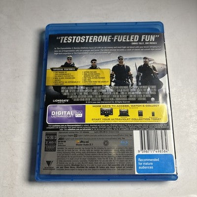 The Expendables 3 (Extended Edition, Blu-ray, 2014) Sylvester Stallone Region B