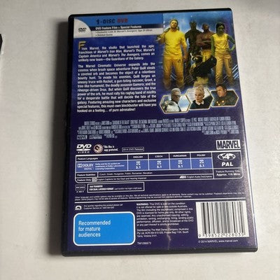 Guardians of the Galaxy (DVD, 2014) Chris Pratt Region 4