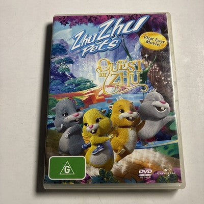 Zhu Zhu Pets - Quest for Zhu (DVD, 2011) Region 2, 4,