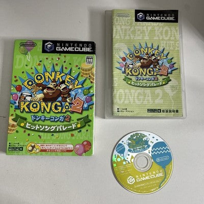 Donkey Konga 2 Nintendo GameCube NTSC-J Japanese Game Complete
