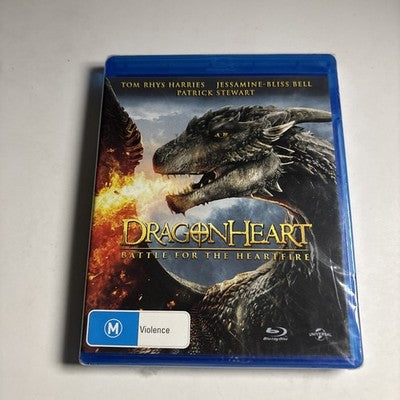 Dragonheart 4 - Battle for the Heartfire (Blu-ray, 2017) Region B *New Sealed*