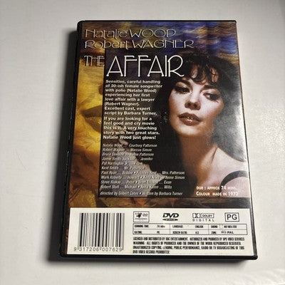 The Affair (DVD, 1973) Natalie Wood, Robert Wagner - All Region
