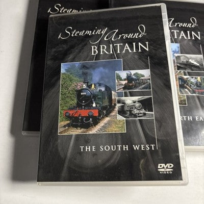 Steaming Around Britain - The South West, Wales, The North East DVD All Regions