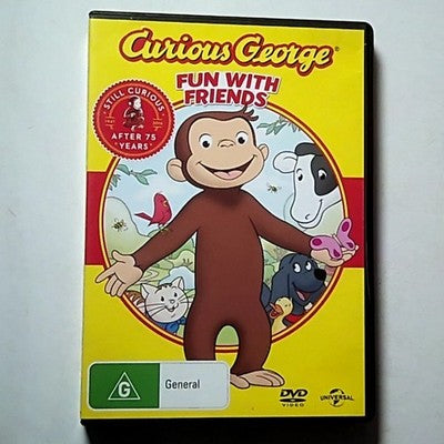 Curious George - Fun with Friends (DVD, 2016) Region 4,2