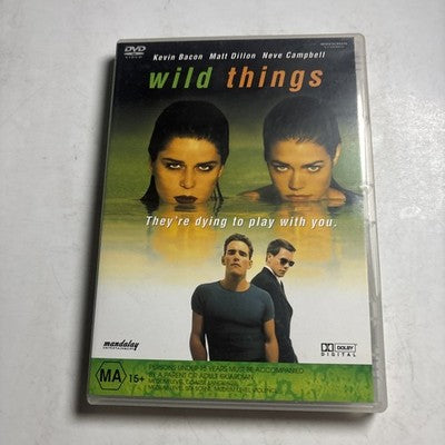 Wild Things (DVD, 1997) Neve Campbell, Kevin Bacon Region 4