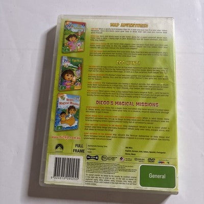 Dora The Explorer Map Adventures / Egg Hunt / Diego's Magical Missions (DVD)