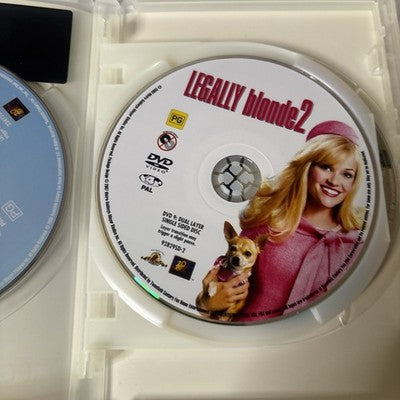 Legally Blonde Collection 1, 2, 3 (DVD, 3-Disc) Reese Witherspoon Region 4