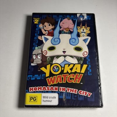 Yo-Kai Watch - Komasan in the City (DVD, 2015) Region 4 *New Sealed*