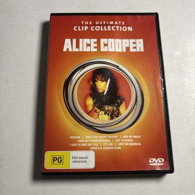 Alice Cooper - The Ultimate Clip Collection (DVD, 2003) All Regions