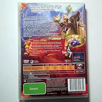 Tinker Bell and the Lost Treasure (DVD, 2009) Region 4