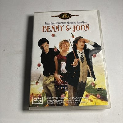 Benny and Joon (DVD, 1993) Johnny Depp Region 4
