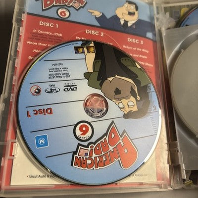 American Dad : Volume 6 (DVD, 2010) Region 4