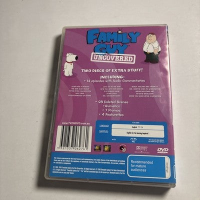 Family Guy - Uncovered (DVD, 2005) Region 4
