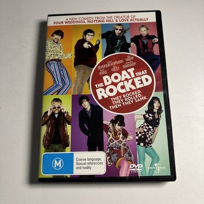The Boat That Rocked (DVD, 2009) Bill Nighy, Kenneth Branagh, Region 4,2 NEW
