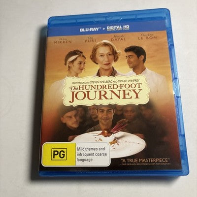 The Hundred-Foot Journey (Blu-ray, 2014) Helen Mirren, Michel Blanc All Regions
